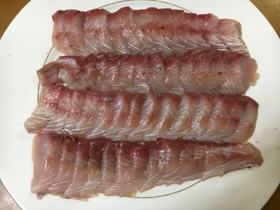 Bassingかわら版blog 今夜の魚料理 シイラの刺身
