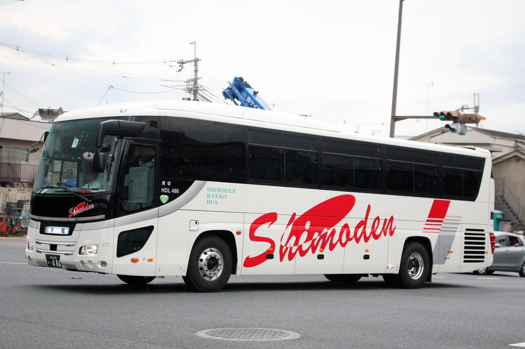 下電観光バス HDL486