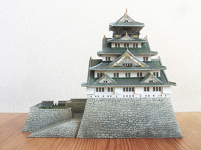 大阪城完成です