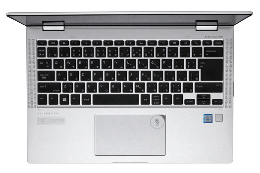 525_HP EliteBook x360 1040 G5_キーボード_0G1A0068-2