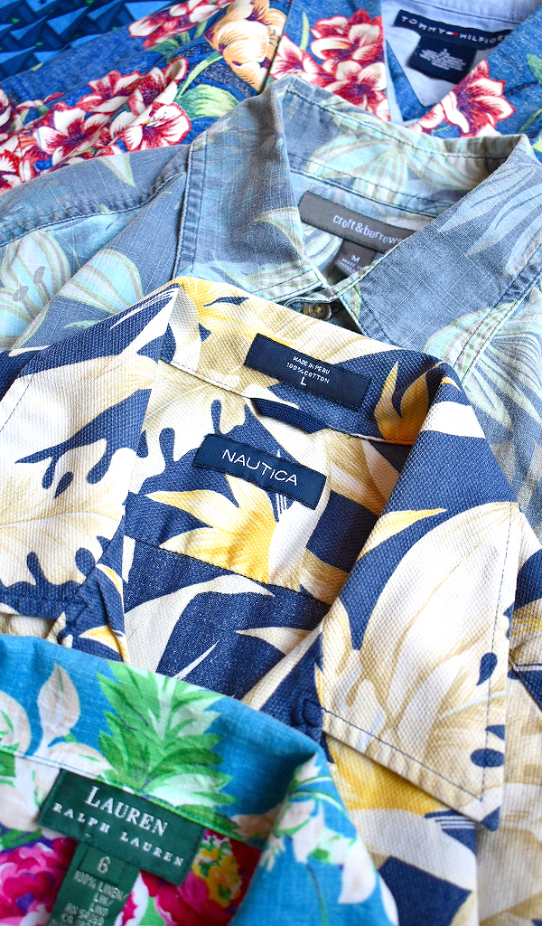 アロハシャツAloha Shirtsハワイアンシャツ画像メンズレディーススタイルコーデ＠古着屋カチカチ