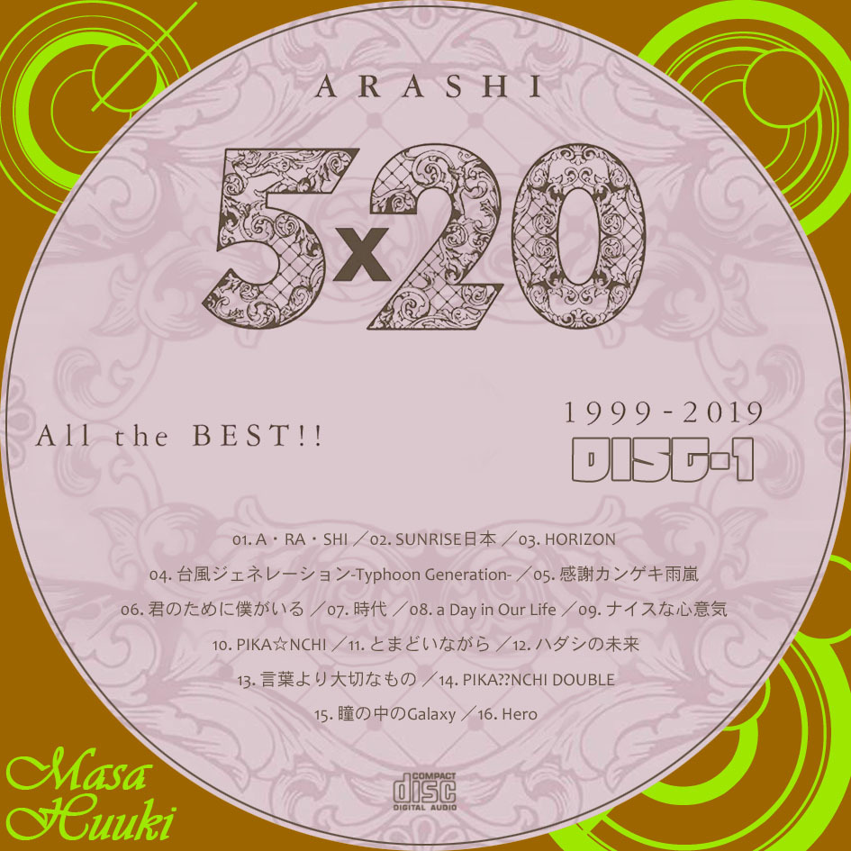 5×20 All the BEST!! 1999-2019 JAL限定盤