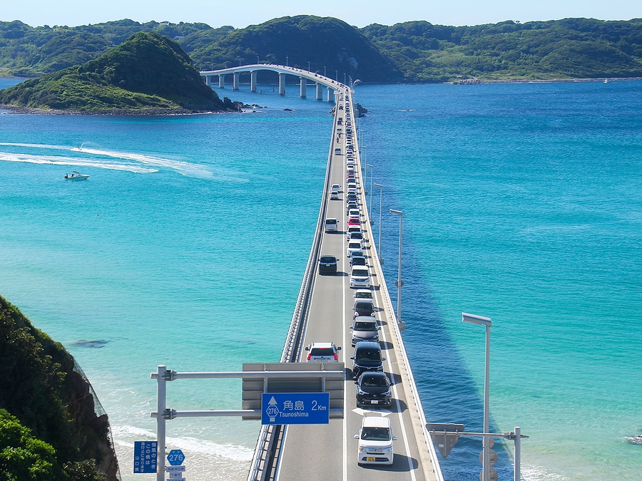 大橋 各 島 【角島】CMで話題になった山口県の日本一美しい橋 ～角島散策～