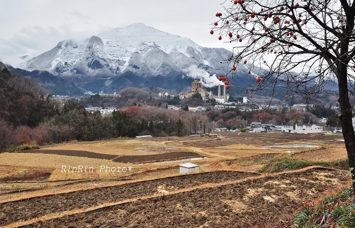 2013年12月初冠雪の武甲山
