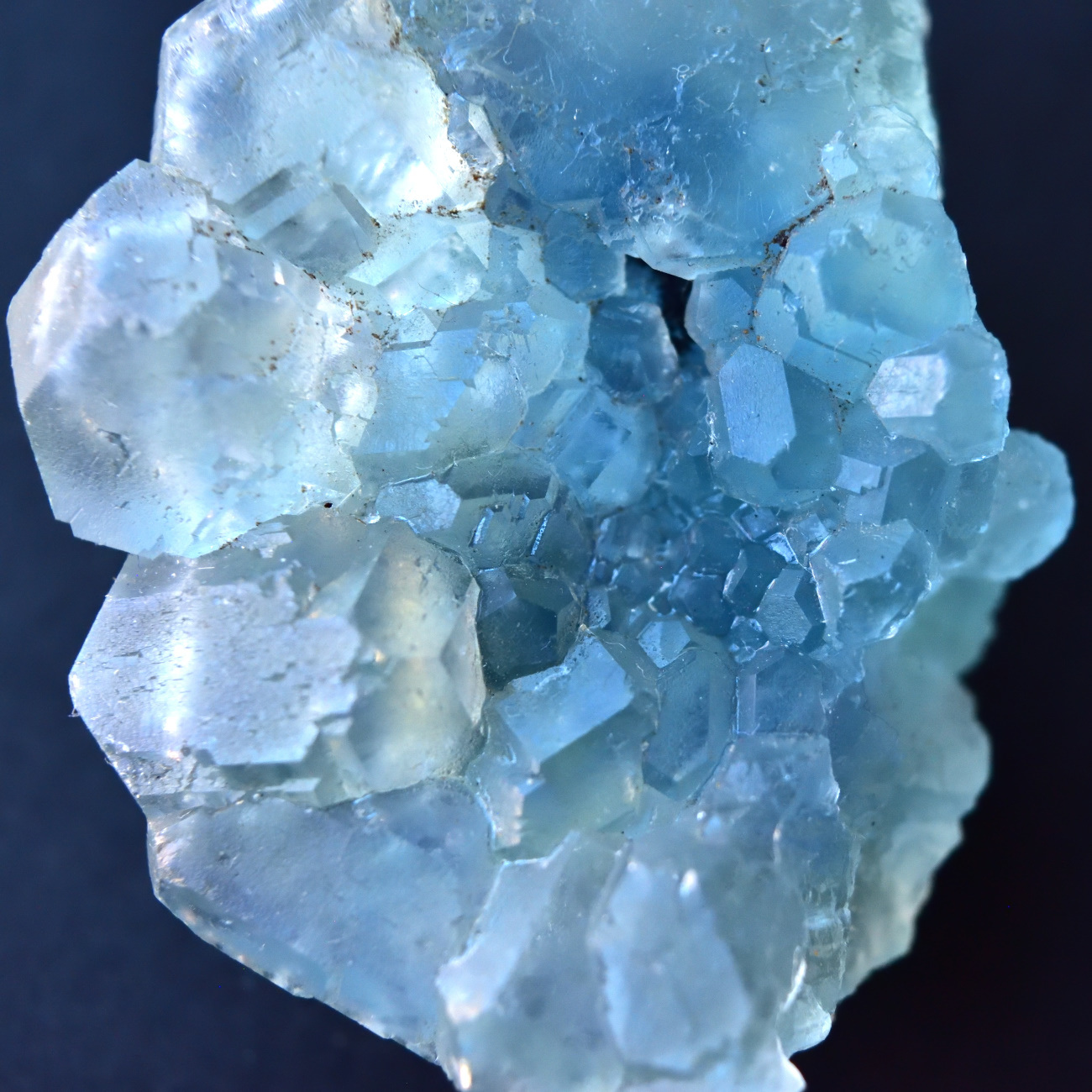 フローライト Cubic Blue Sea 中国産 86g/鉱物・結晶原石 - 天然石 