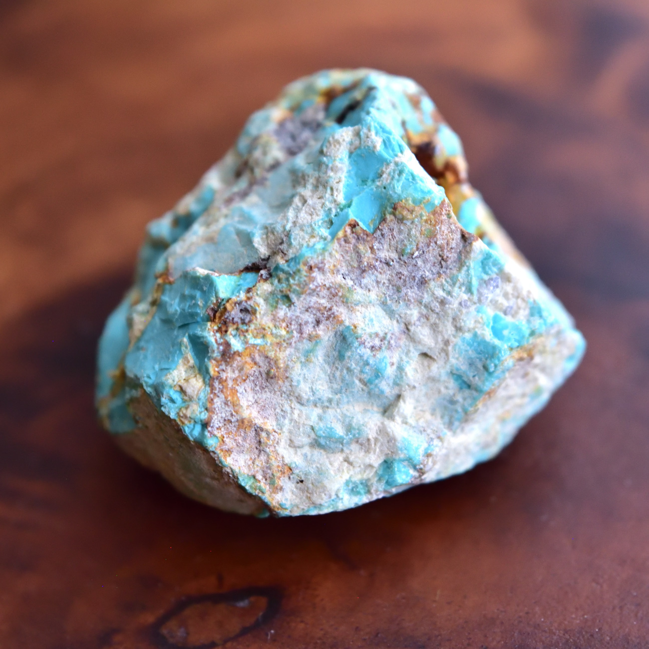 ナチュラルターコイズ トルコ石 イラン産 23.7g/鉱物・原石 - 天然石 
