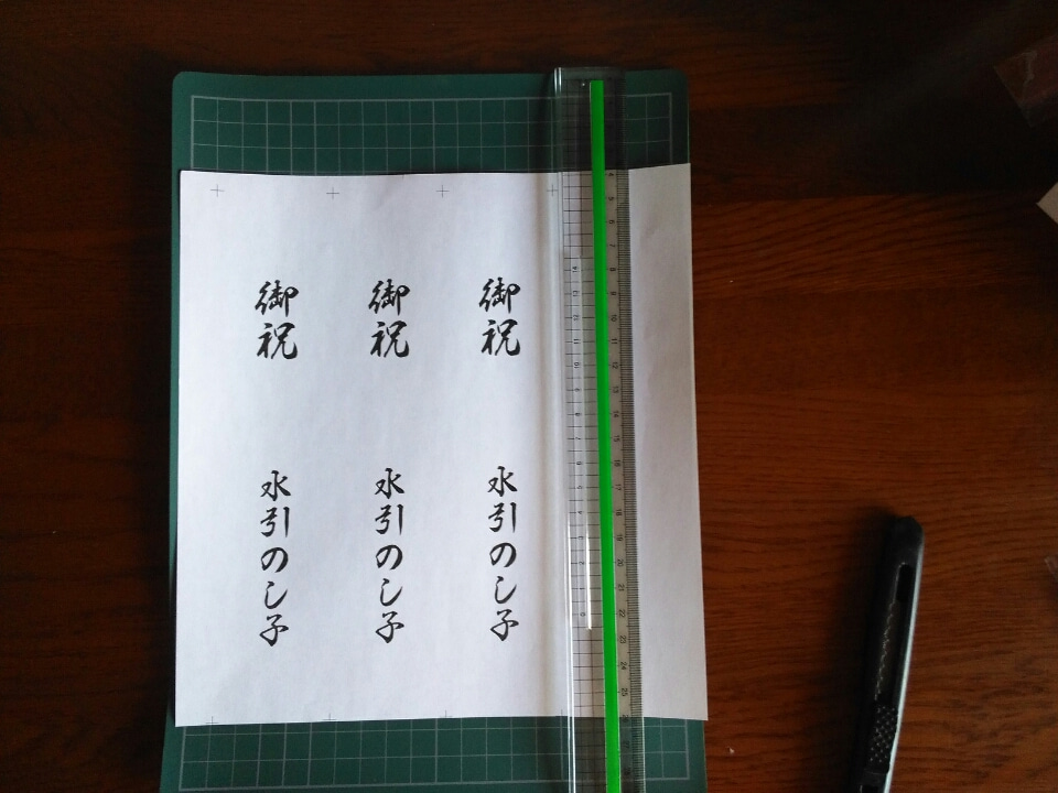 のし袋 祝儀袋 香典袋 の表書きを超簡単に印刷できた つつのんの気まぐれ日記