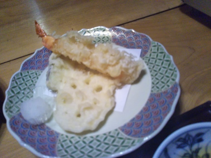 夕食　天ぷら